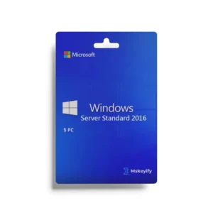 Microsoft Windows Server 2016 Standard - 5 PC License