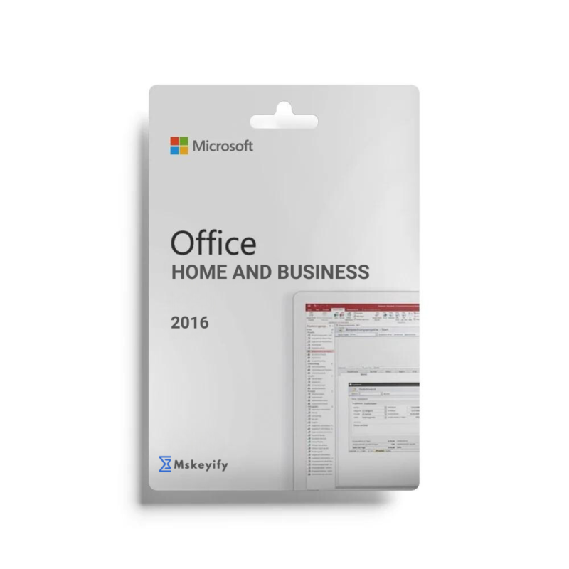 Clé d’activation Microsoft Office 2016 Famille et Petite Entreprise
