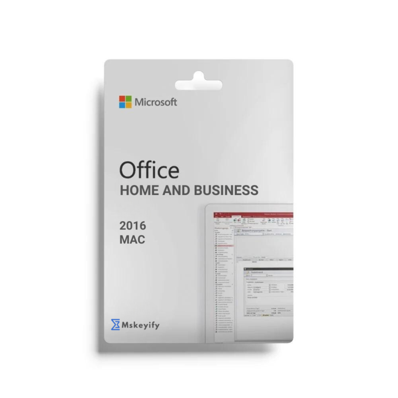 Microsoft Office 2016 Famille et Petite Entreprise Clé d’activation – Mac