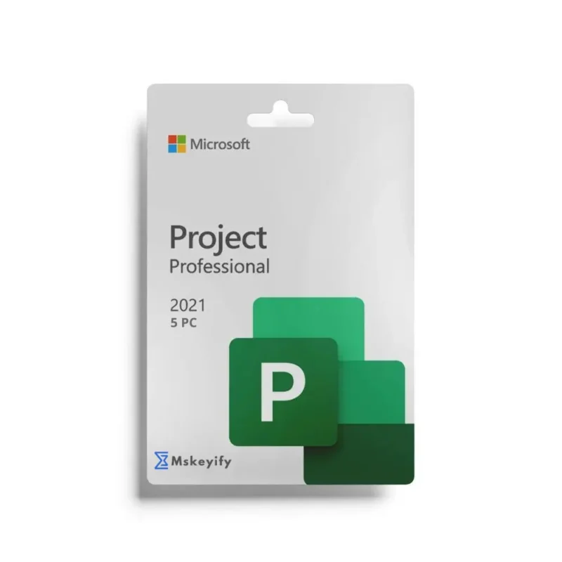 Microsoft Project 2021 Professionnel 5 PC