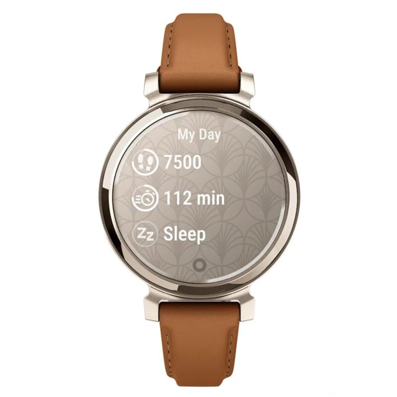 Garmin Lily 2 Classic 35mm Ladies Smart Watch Tan - Image 4