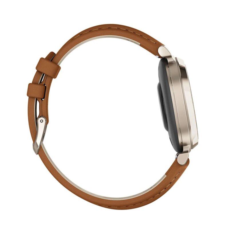 Garmin Lily 2 Classic 35mm Ladies Smart Watch Tan - Image 6