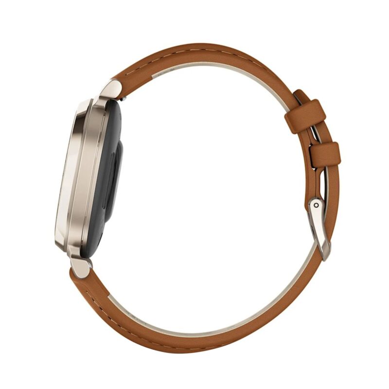 Garmin Lily 2 Classic 35mm Ladies Smart Watch Tan - Image 8