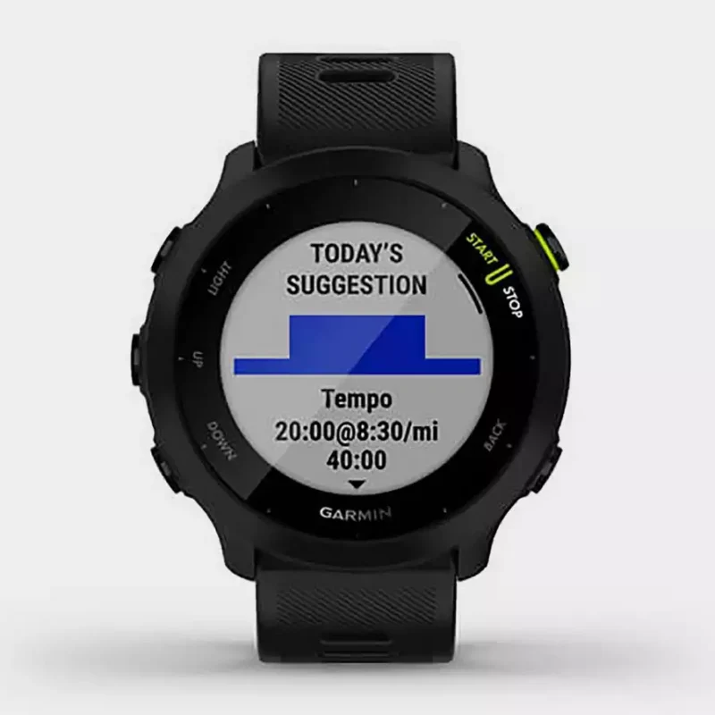 Garmin Forerunner 55 GPS Running Smartwatch - Black - Image 2