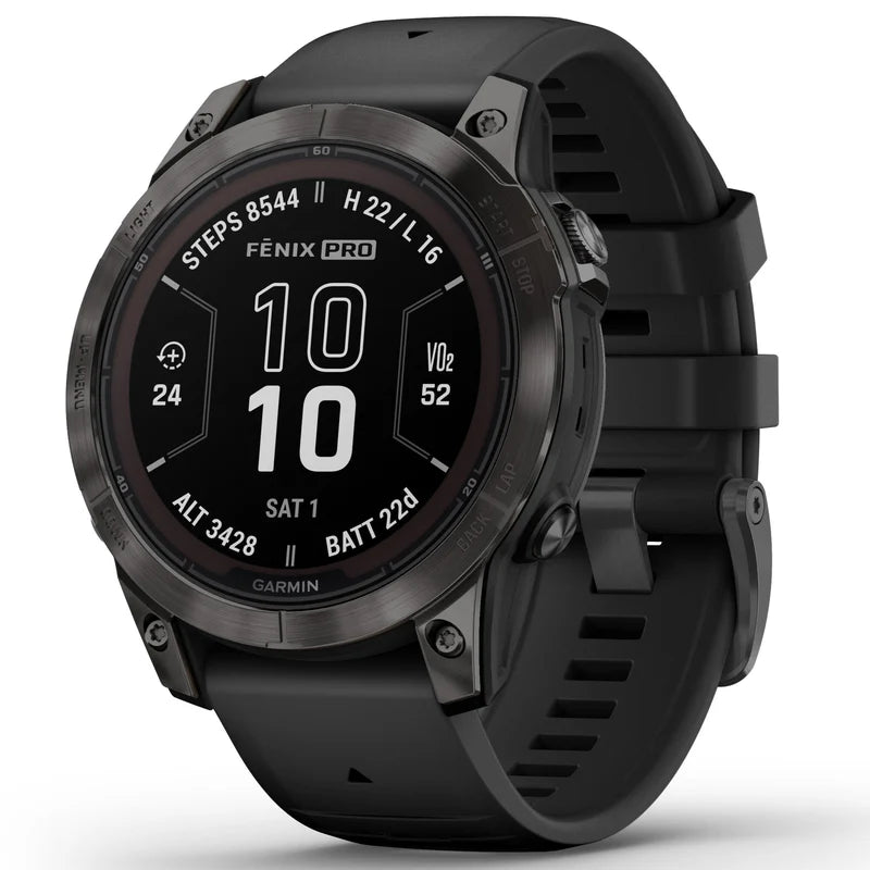Garmin fenix® 7 Pro – Solar Edition Slate Grey with Black Band