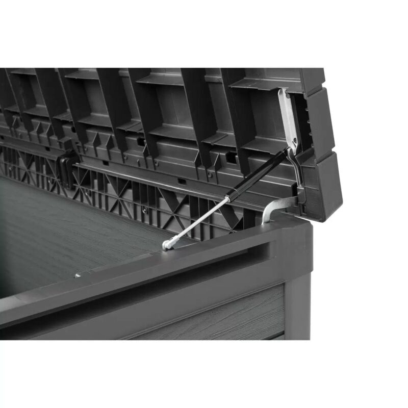 Keter Premier 570L Outdoor Plastic Storage Box – Grey (Cortina 150) - Image 4