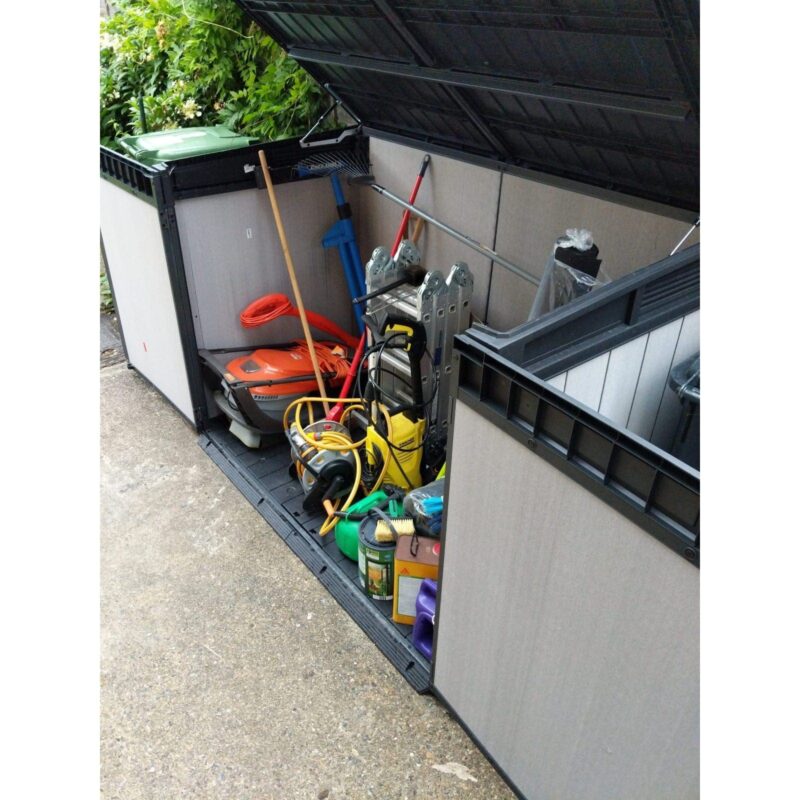 Keter Oakland Grande Store 6x3 Plastic Shed – Grey - Image 3