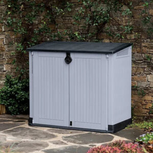 Keter Store It Out Midi Grey Resin Bin Storage 880L