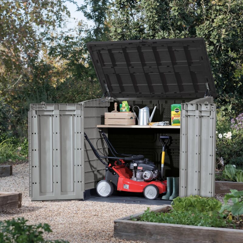 Keter Store-It-Out Max 1200L Plastic Garden Storage – Grey - Image 8