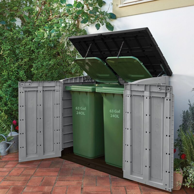 Keter Store-It-Out Max 1200L Plastic Garden Storage – Grey - Image 3