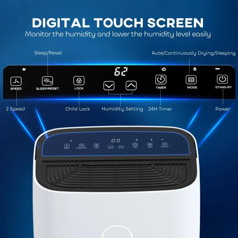 Dehumidifier – 20L/Day, 24H Timer | Keep Home Fresh - Image 2