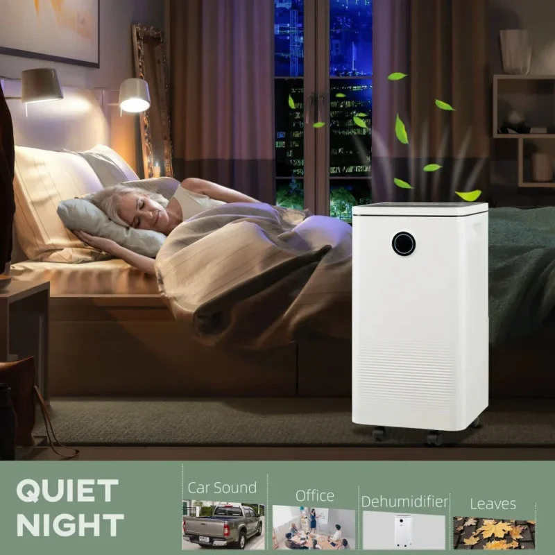 Dehumidifier – 10L/Day, 24H Timer | Comfortable Home Air - Image 11