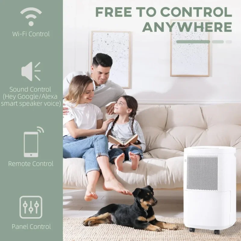 Dehumidifier – 10L/Day, Smart & WiFi | Quiet Air Control - Image 6