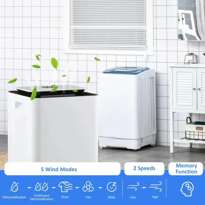 Dehumidifier – 16L/Day, 24H Timer | Dry Air & Purify Home - Image 7