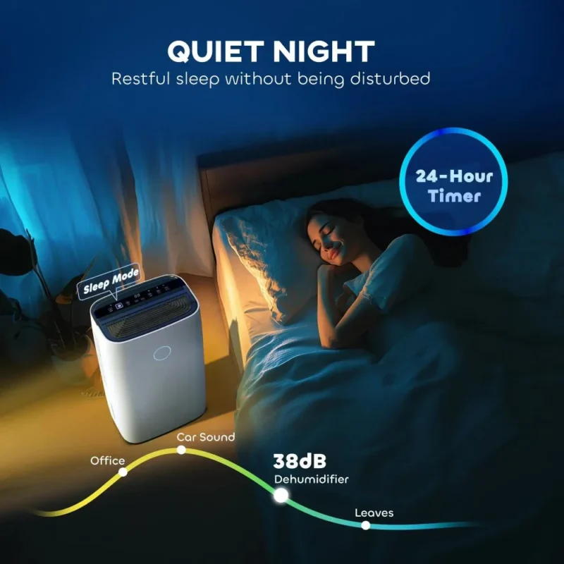 Dehumidifier – 20L/Day, 24H Timer | Keep Home Fresh - Image 7