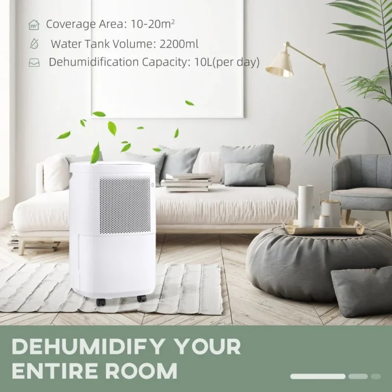 Dehumidifier – 10L/Day, Smart & WiFi | Quiet Air Control - Image 7