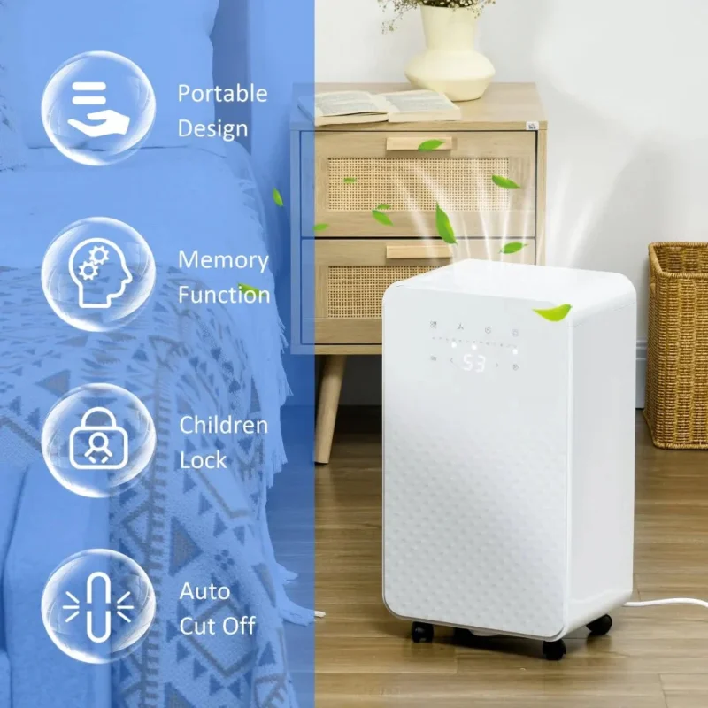 Dehumidifier – 12L/Day, 24H Timer | Dry Air & Purify - Image 10