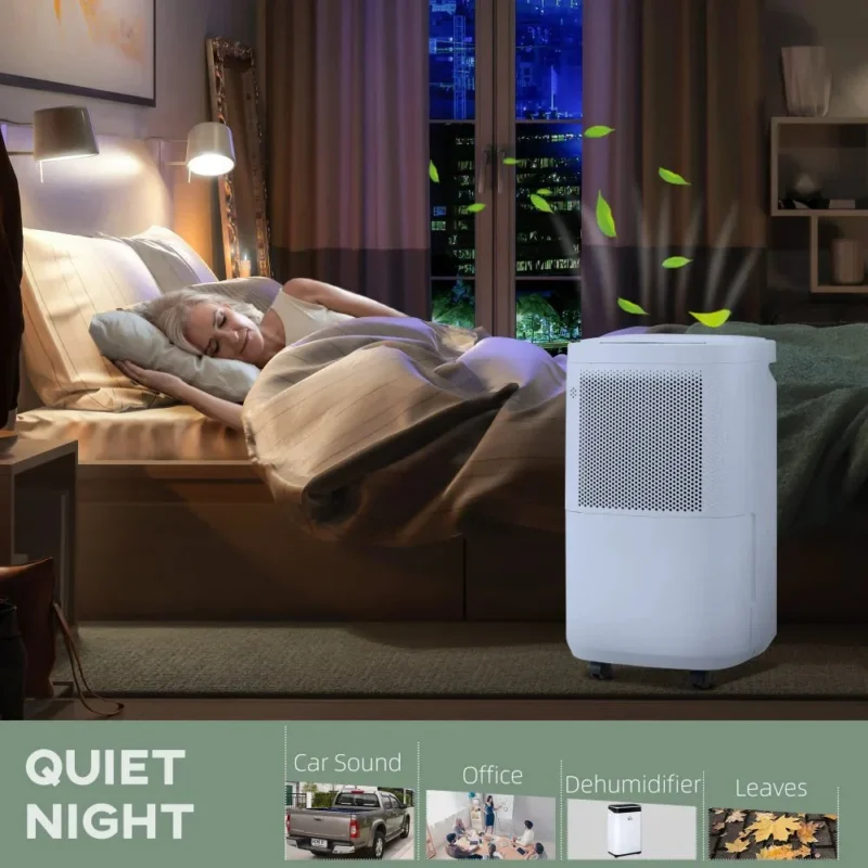 Dehumidifier – 10L/Day, Smart & WiFi | Quiet Air Control - Image 9