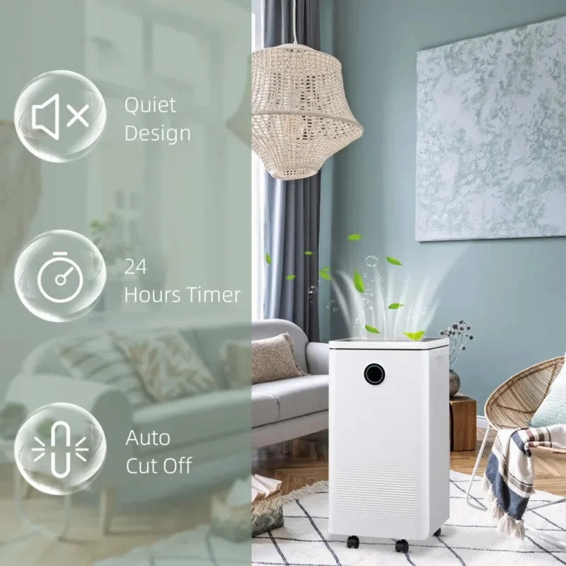 Dehumidifier – 10L/Day, 24H Timer | Comfortable Home Air - Image 7