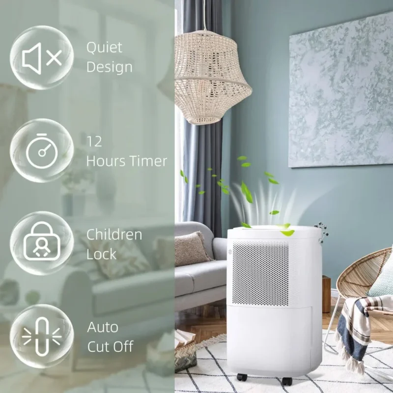 Dehumidifier – 10L/Day, Smart & WiFi | Quiet Air Control - Image 11