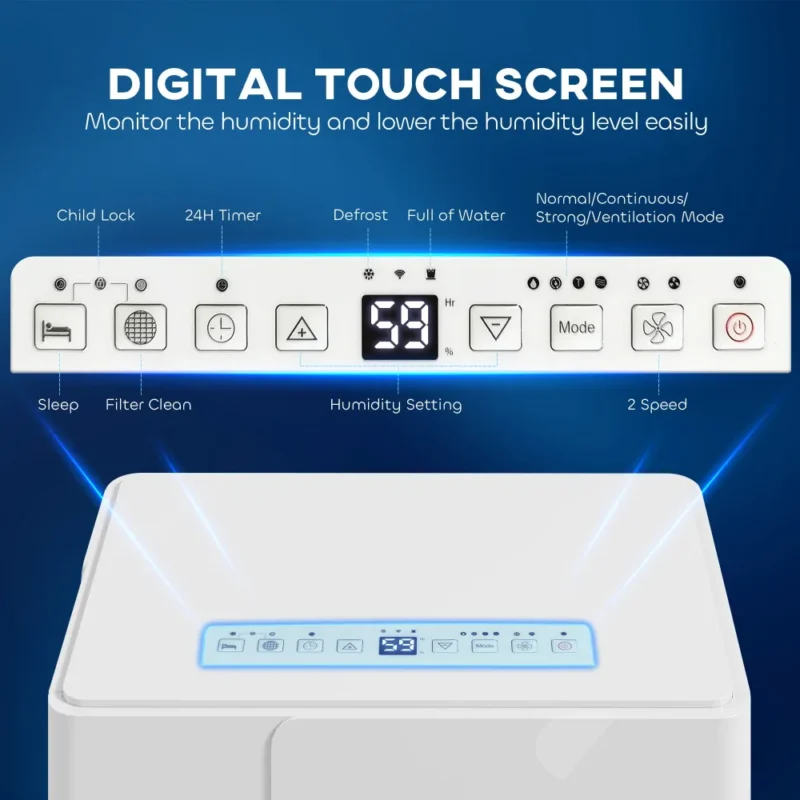Dehumidifier – 30L/Days | Dry Clothes Fast - Image 6