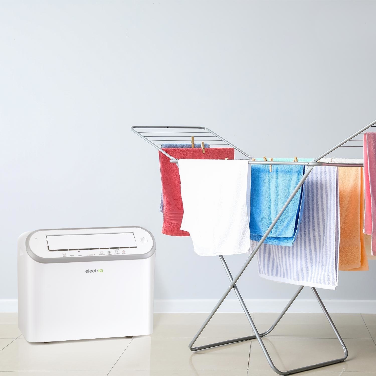 electriQ Platinum Low Temp 25L Low-Energy Smart Laundry Dehumidifier with Wet-Clothes Detection - Image 9