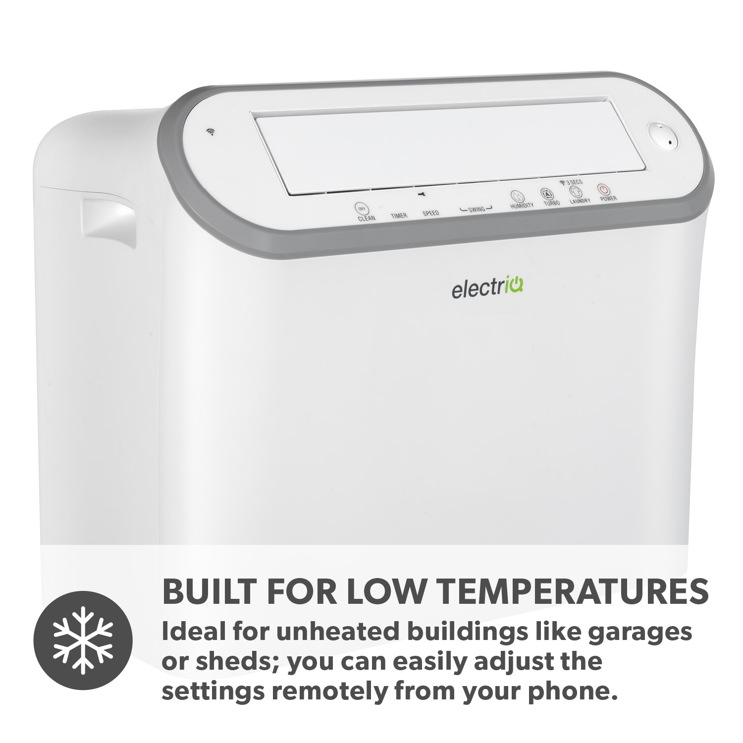 electriQ Platinum Low Temp 25L Low-Energy Smart Laundry Dehumidifier with Wet-Clothes Detection - Image 2