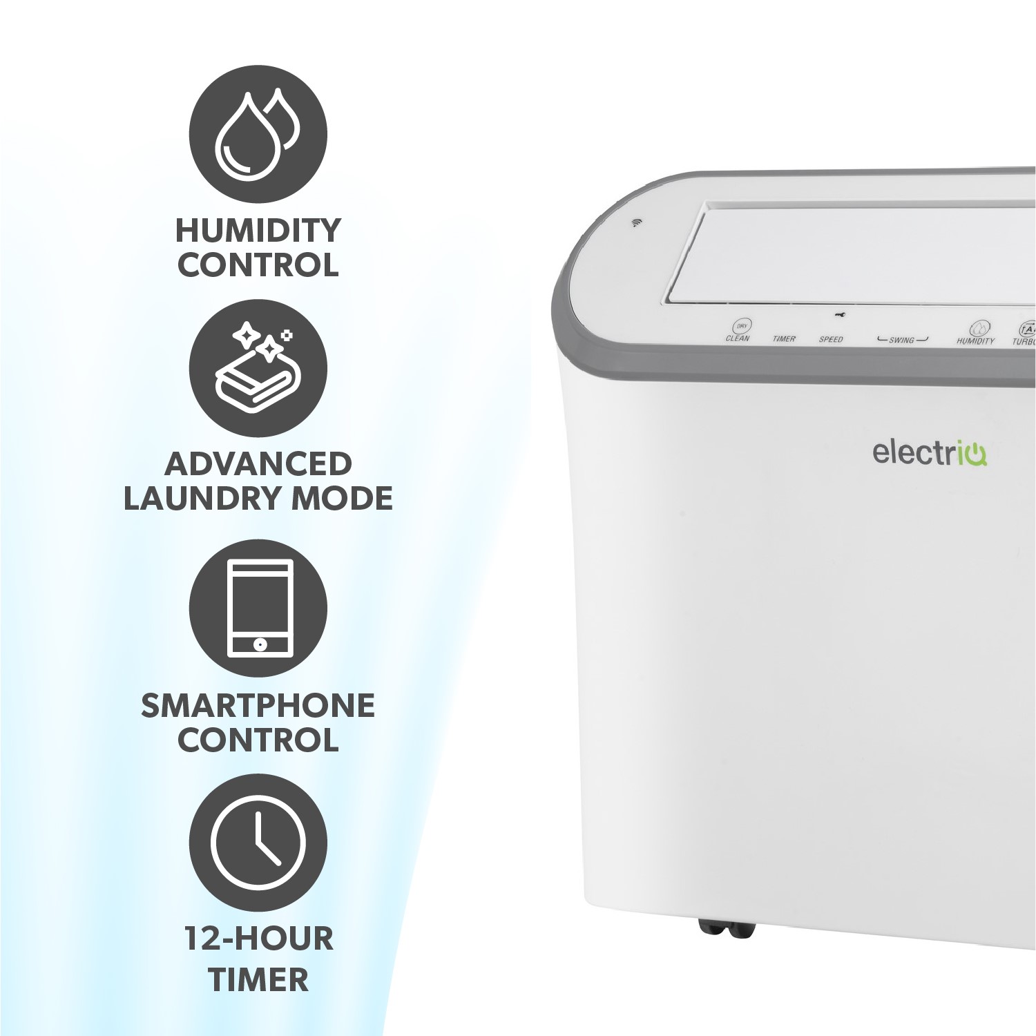 electriQ Platinum Low Temp 25L Low-Energy Smart Laundry Dehumidifier with Wet-Clothes Detection - Image 12