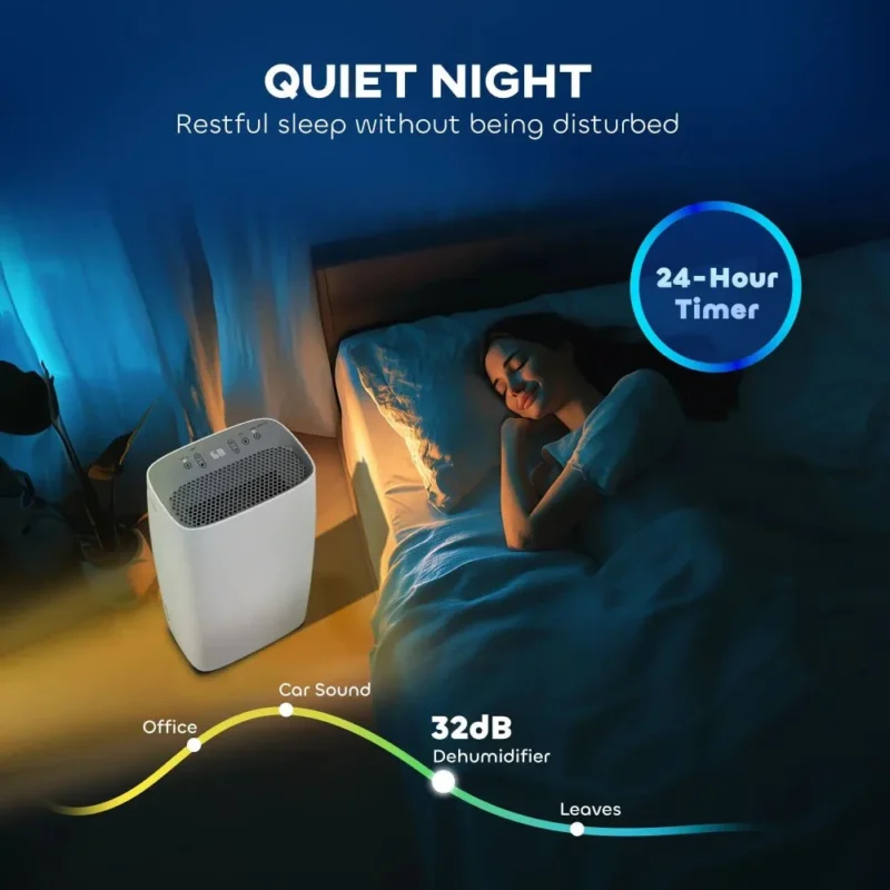 Dehumidifier – 12L/Day, 24H Timer | Control Home Damp - Image 8