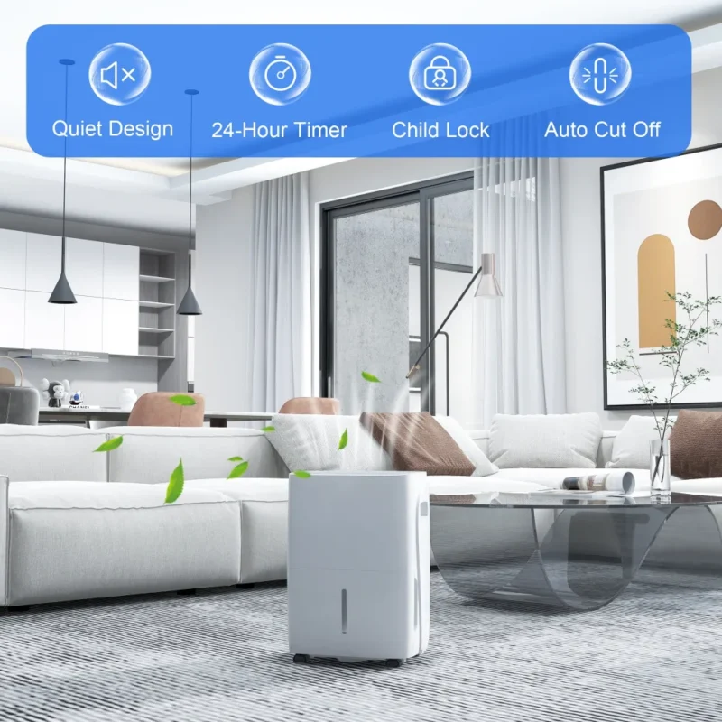 Dehumidifier – 30L/Day | Removes Damp & Odors - Image 9