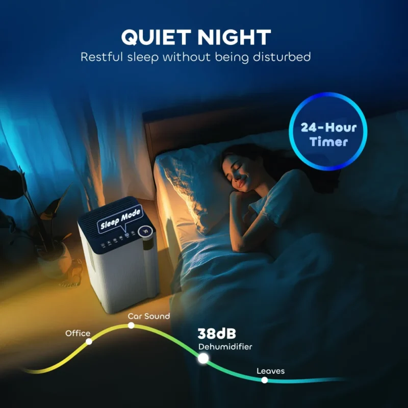 Dehumidifier – 12L, 2L Tank | Home Humidity Control - Image 6