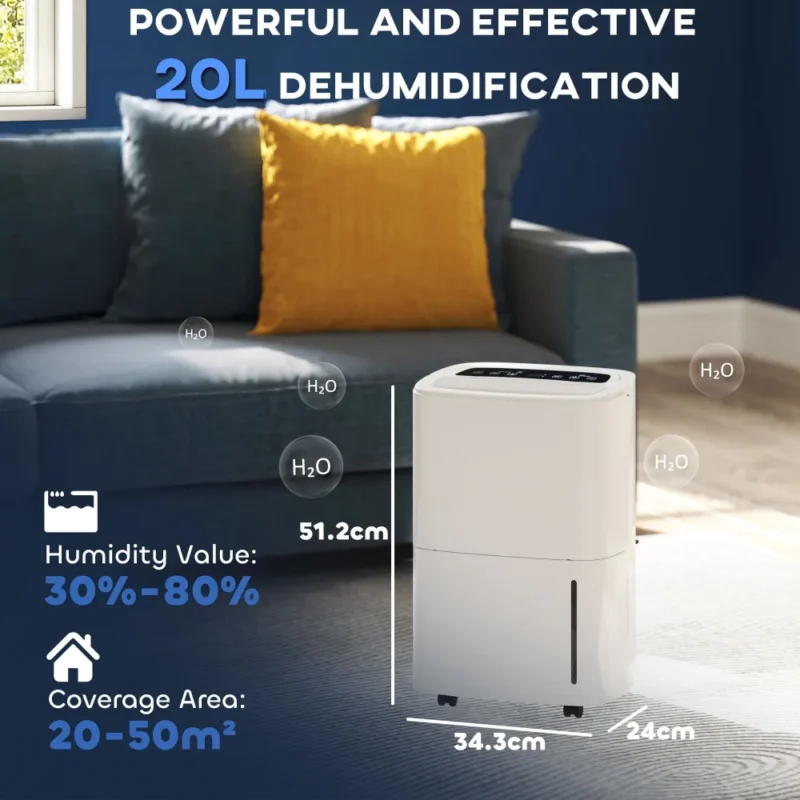 Dehumidifier – 20L/Day | Dry & Comfortable Home - Image 5