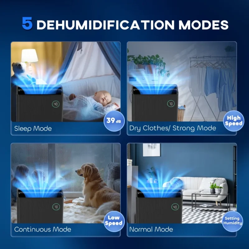 Dehumidifier – 16L/Day | Keep Air Fresh & Dry - Image 10