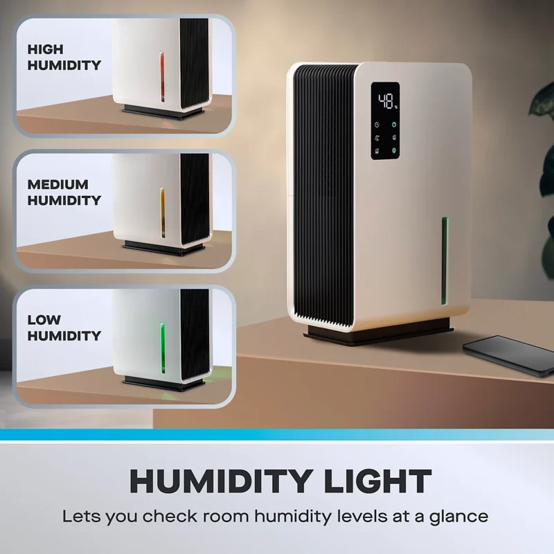 Daewoo 3.2L Dehumidifier with Air Purifier Quiet Low Energy Auto Shut-Off - Image 7