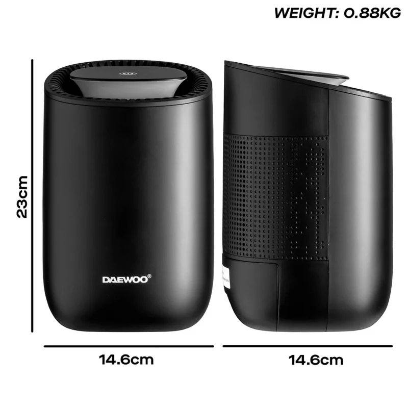 Daewoo 600ml Mini Dehumidifier for Wardrobe Window Small Room Quiet Low Power - Image 7
