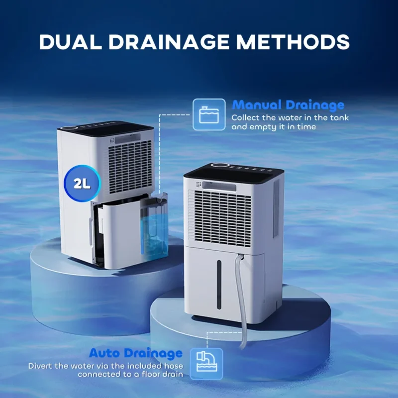 Dehumidifier – 12L, 2L Tank | Home Humidity Control - Image 7