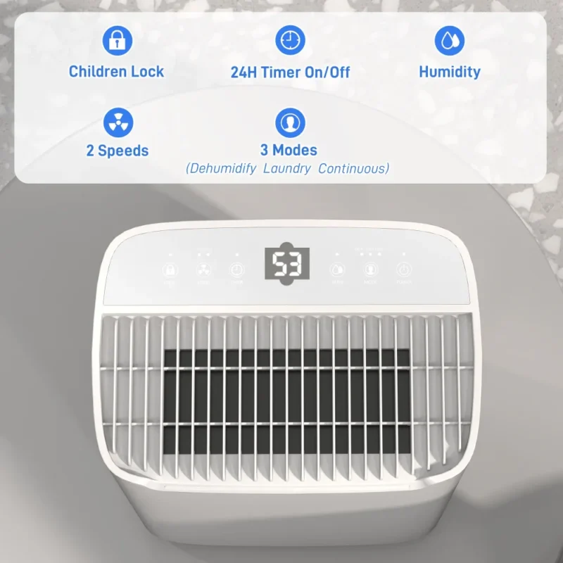 Dehumidifier – 20L/Day, 24H Timer | Dry Clothes & Homes - Image 11
