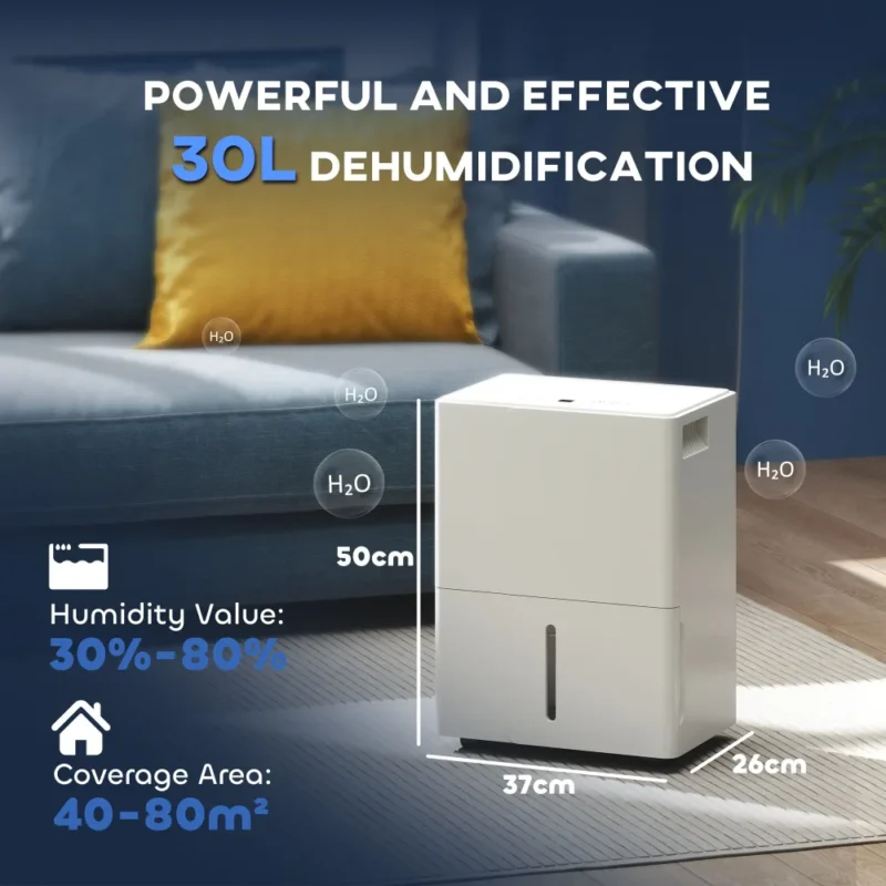 Dehumidifier – 30L/Days | Dry Clothes Fast - Image 8