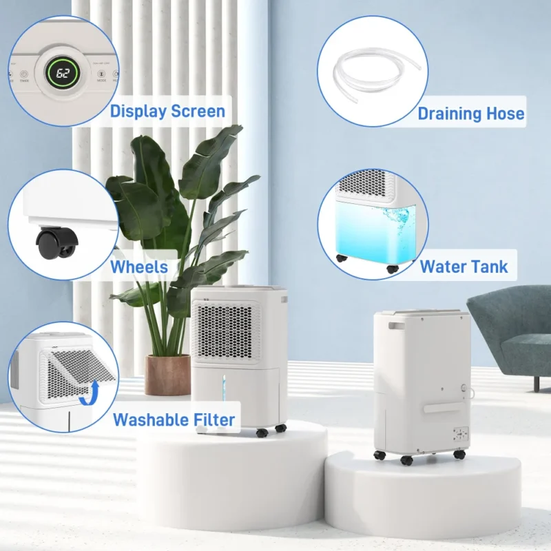 Dehumidifier –12L/Day | Clean Air Home - Image 7