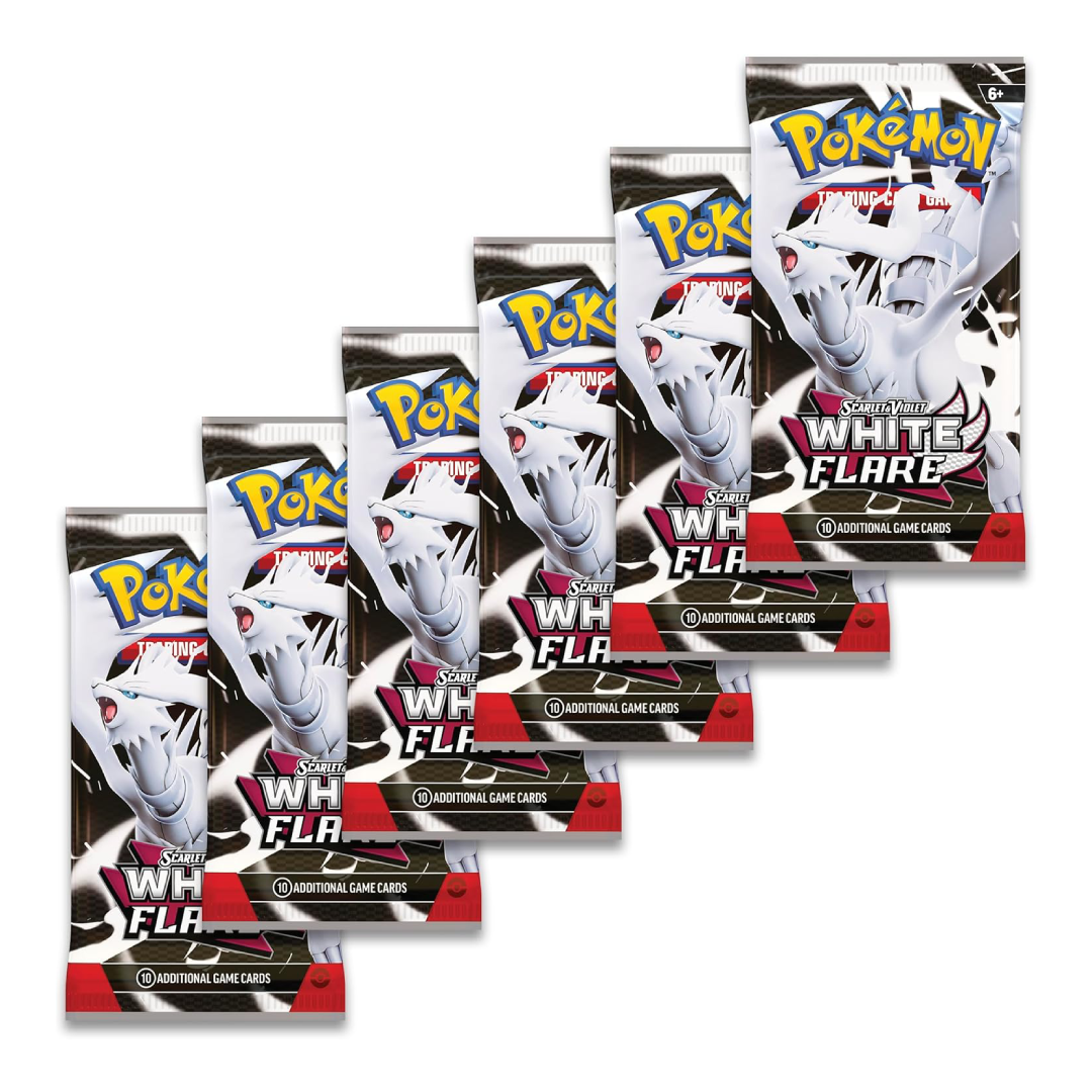 Pokemon TCG: Scarlet & Violet—White Flare Booster Bundle (6 Booster Packs) - Image 2