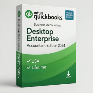 QuickBooks Desktop Enterprise Accountant 2024 for Windows PC | Perpetual License | 1 User | No-Subscription