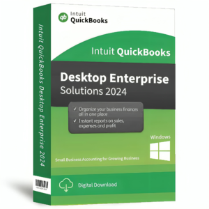 QuickBooks Desktop Enterprise Solutions 2024 for Windows PC | Perpetual License | 1 User | No-Subscription