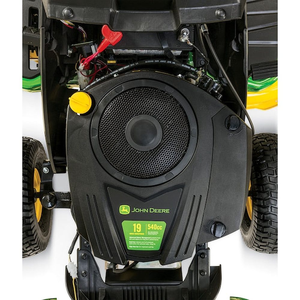 John Deere S110 42-in 19 -HP Single cylinder Gas Lawn tractor - Image 8