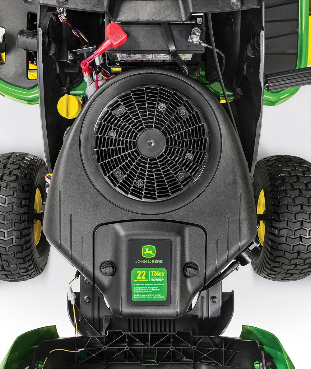 John Deere S140 48-in 22 -HP V-twin Gas Lawn tractor - Image 9