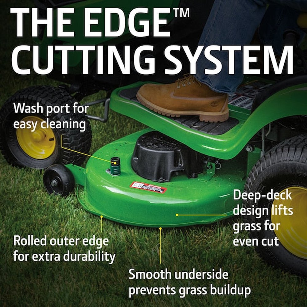 John Deere S180 54-in 24 -HP V-twin Gas Lawn tractor - Image 4