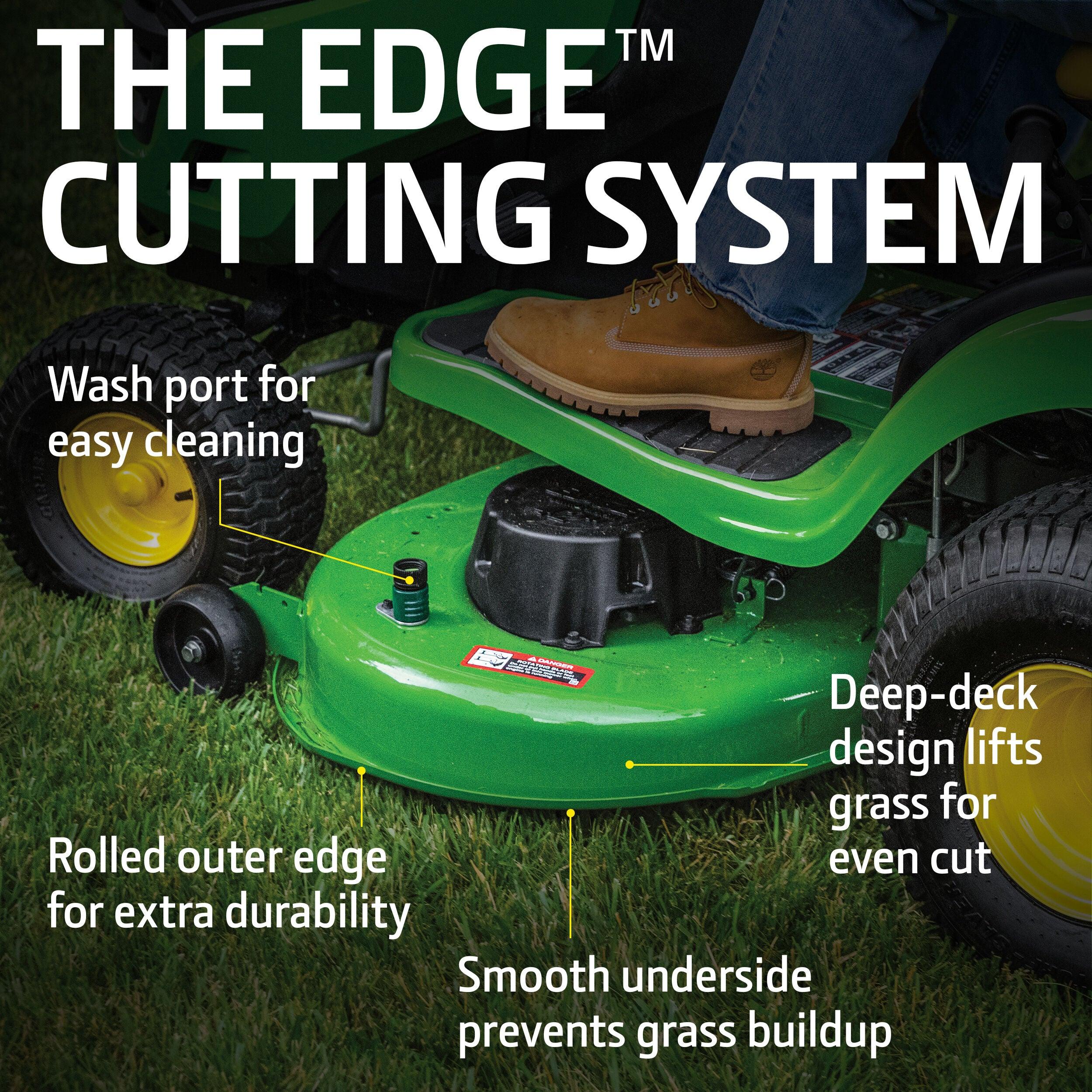 John Deere S140 48-in 22 -HP V-twin Gas Lawn tractor - Image 4