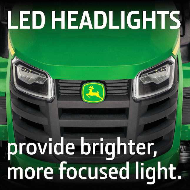 John Deere S170 48-in 24 -HP V-twin Gas Lawn tractor - Image 9