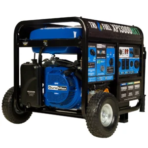 DuroMax XP13000HXT 13,000 Watt Electric Start Tri-Fuel Natural Gas/Propane/Gas Powered Portable Generator w/ CO Alert