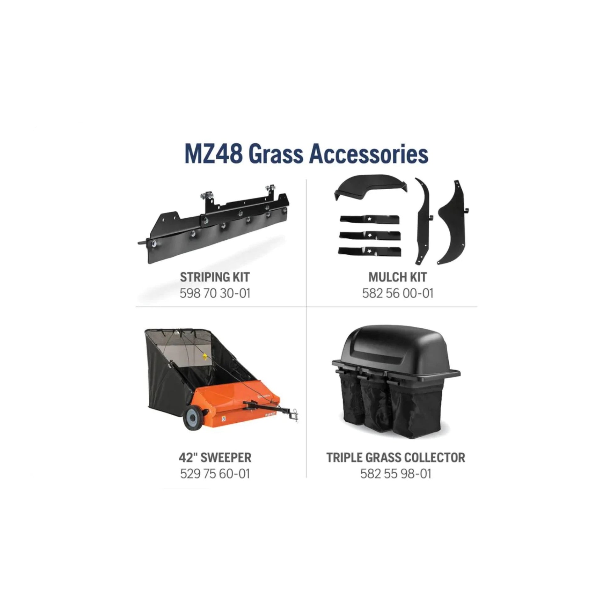 Husqvarna MZ48 Zero-Turn Mower 23 HP Kawasaki 48'' Clear Cut ZT3100 (M-ZT Seat) - Image 7