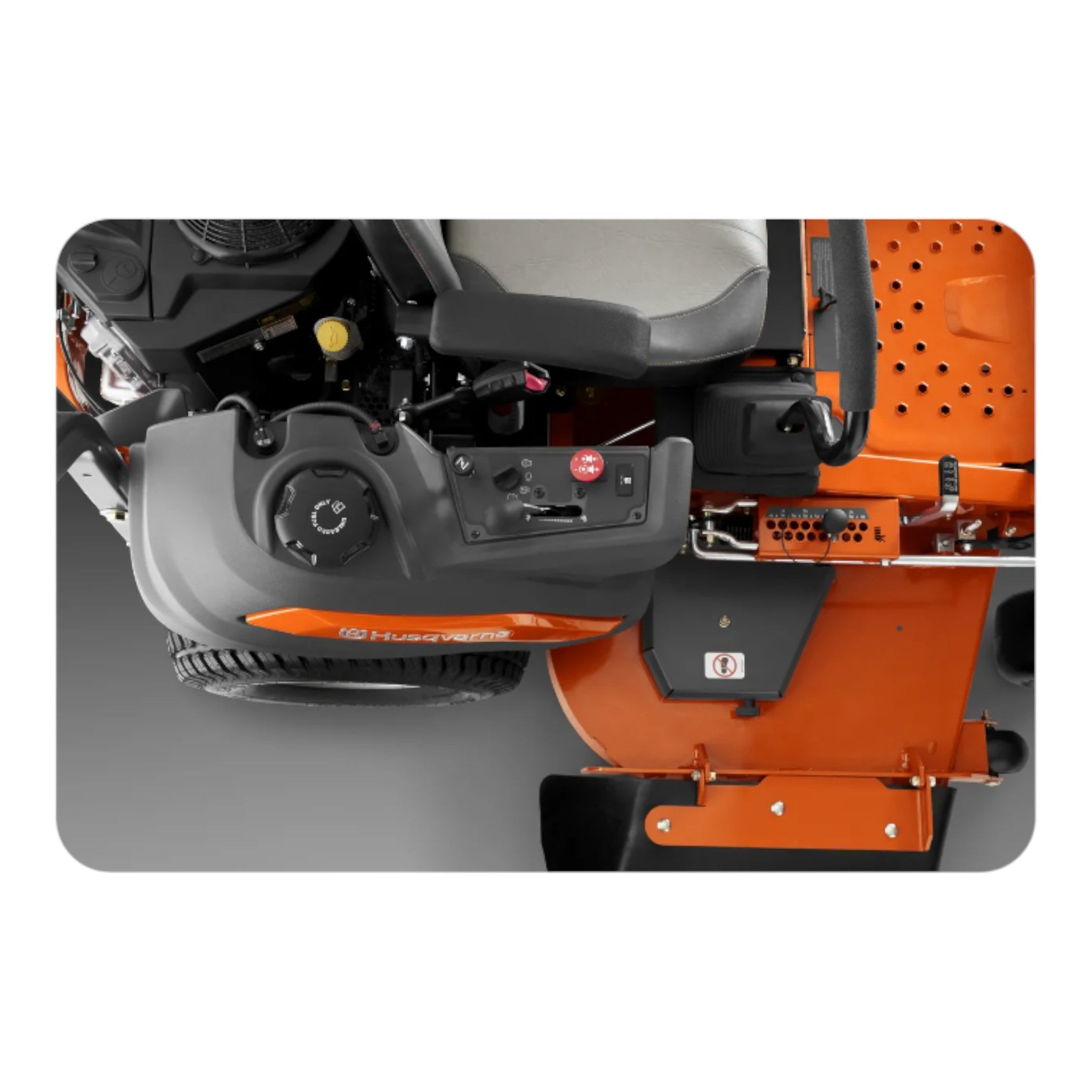 Husqvarna Z454 Zero-Turn Mower 22 HP Kawasaki FS Series V-Twin 54'' Fabricated Deck - Image 4